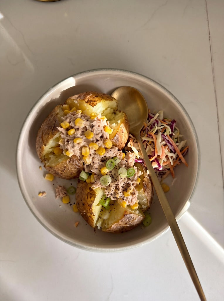Crispy Loaded Jacket Potato — Kivalia 15 Easy Dinners on a Budget