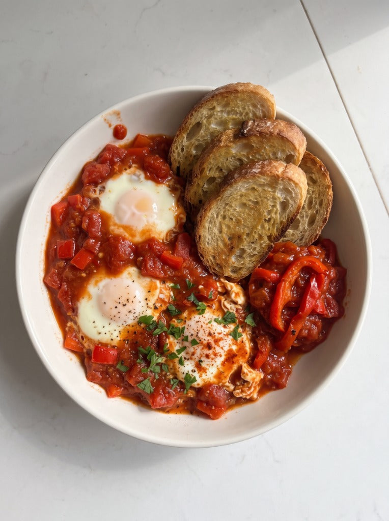 Traditional Spiced Shakshuka with Warm Eggs — Kivalia 15 Easy Dinners on a Budget
